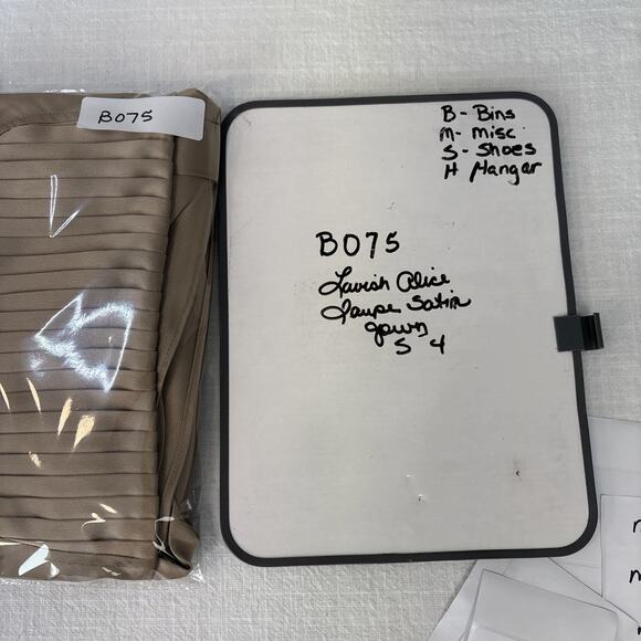 Lavish Alice Pleated Bust Tie Strap Midi Dress - Size 4 - Picture 13 of 13